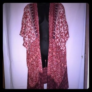 Pretty Summer Drape “Kimono” NWOT